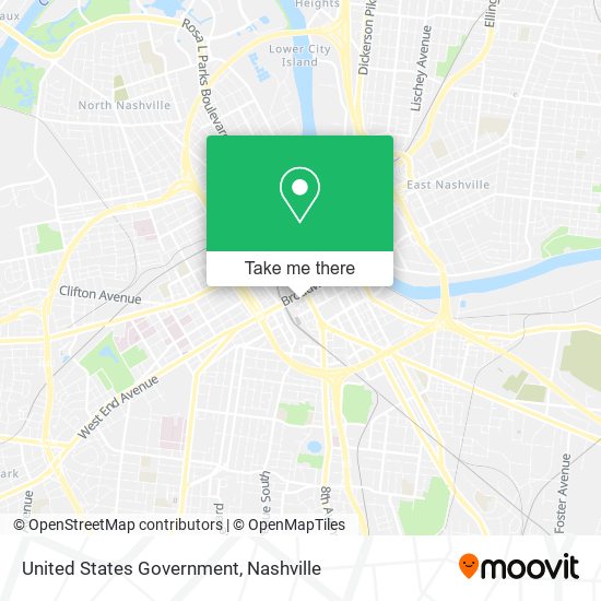 Mapa de United States Government