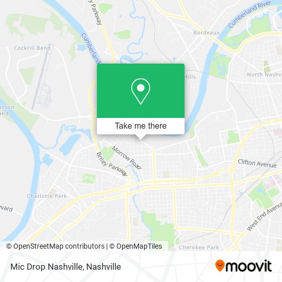 Mic Drop Nashville map