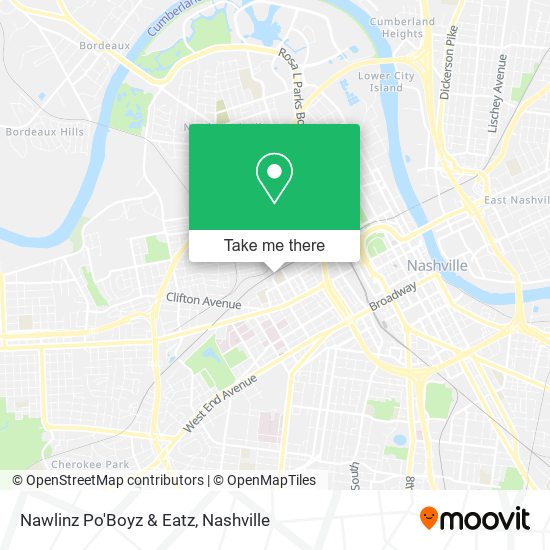 Mapa de Nawlinz Po'Boyz & Eatz