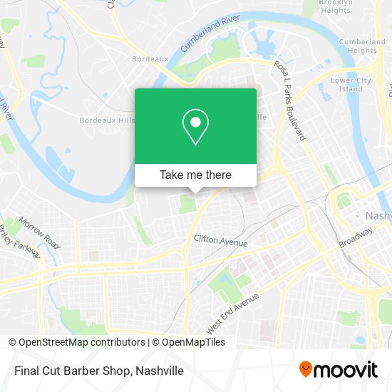 Final Cut Barber Shop map