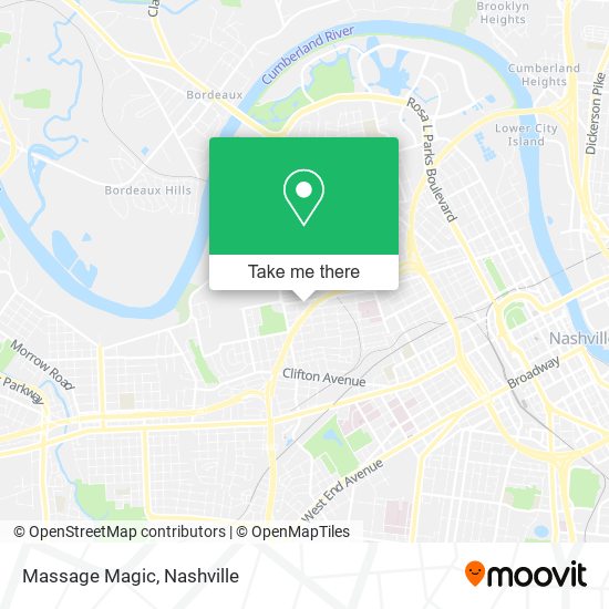 Massage Magic map