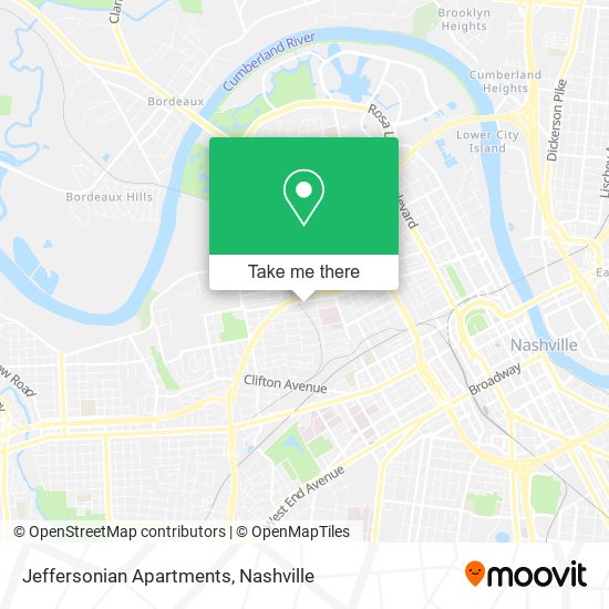 Jeffersonian Apartments map