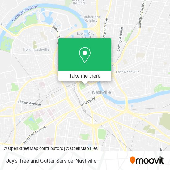 Mapa de Jay's Tree and Gutter Service