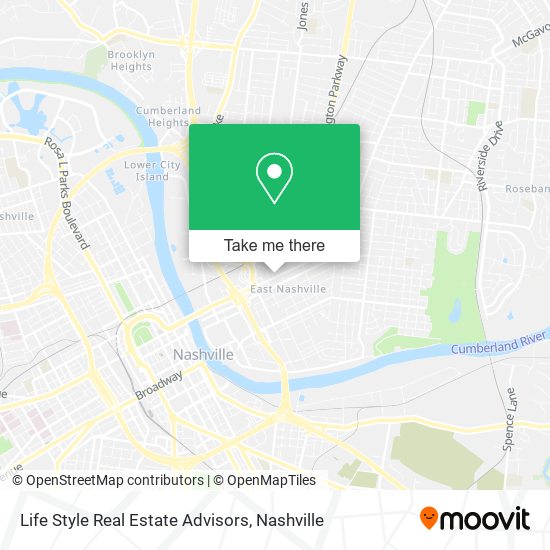 Life Style Real Estate Advisors map