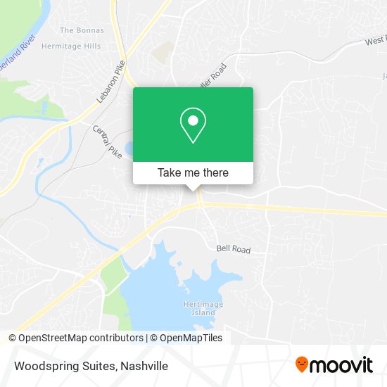 Woodspring Suites map