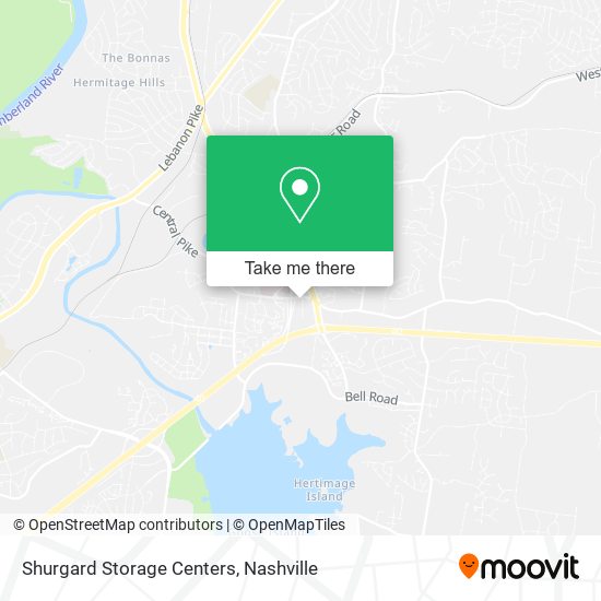 Shurgard Storage Centers map
