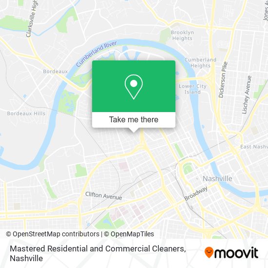 Mastered Residential and Commercial Cleaners map