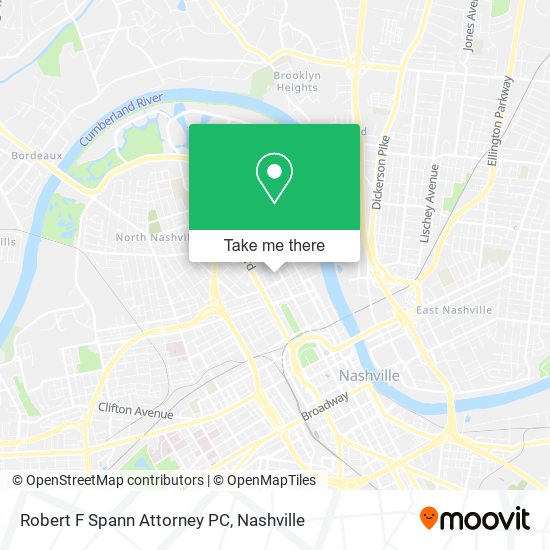Mapa de Robert F Spann Attorney PC