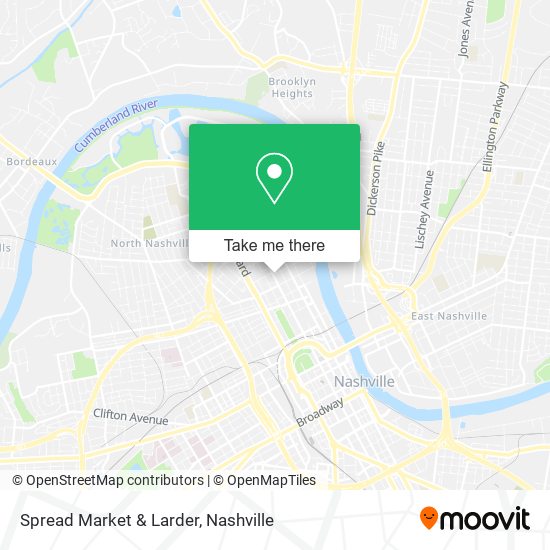 Spread Market & Larder map
