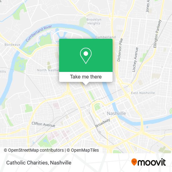 Mapa de Catholic Charities