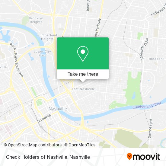 Check Holders of Nashville map