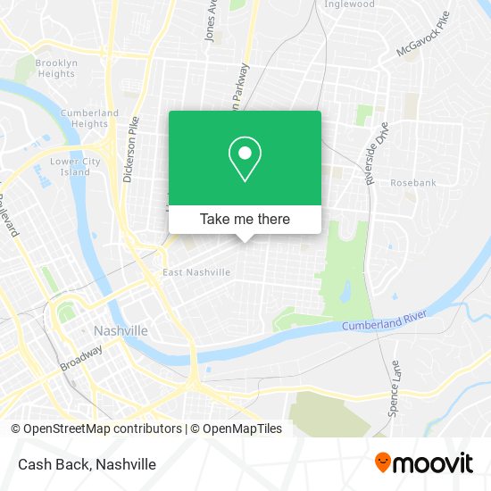 Cash Back map