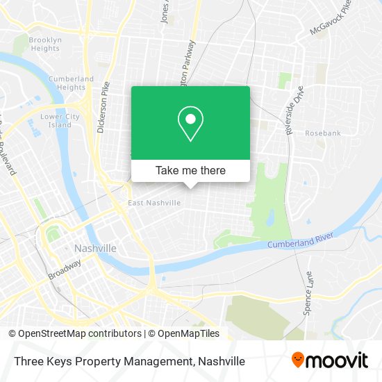 Mapa de Three Keys Property Management