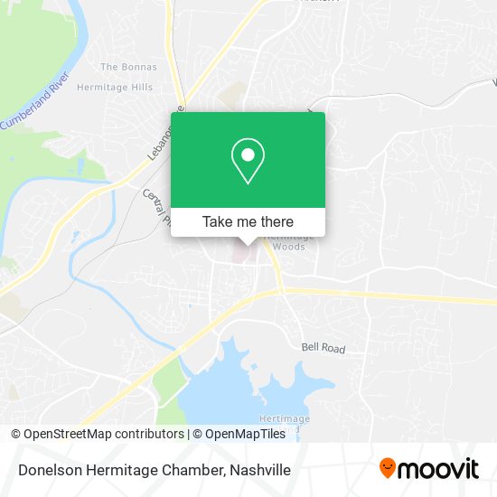 Donelson Hermitage Chamber map