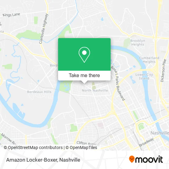 Amazon Locker-Boxer map