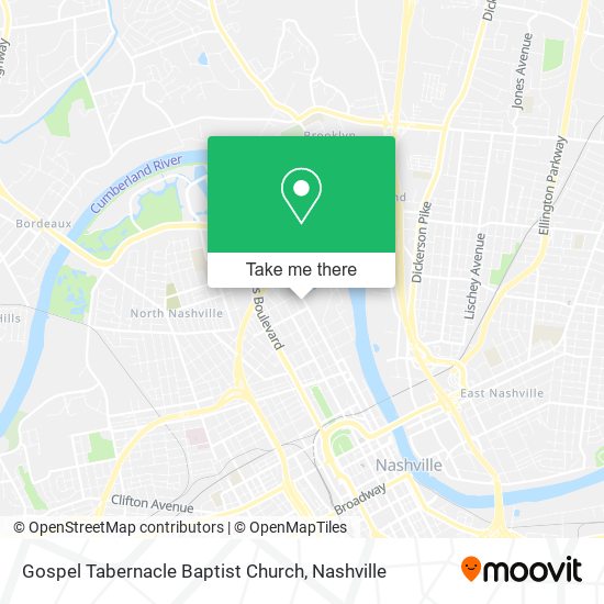 Gospel Tabernacle Baptist Church map