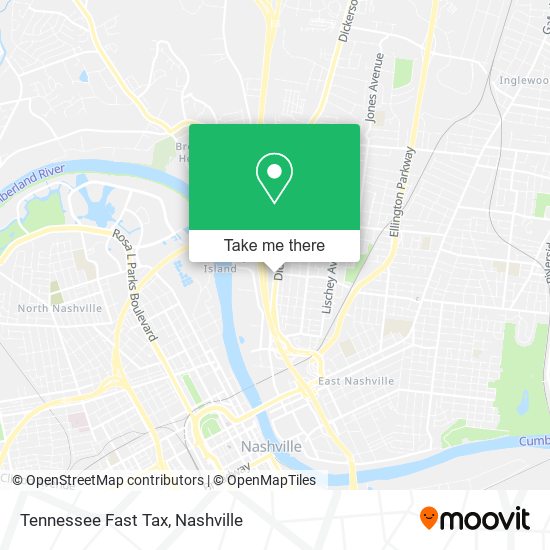 Tennessee Fast Tax map