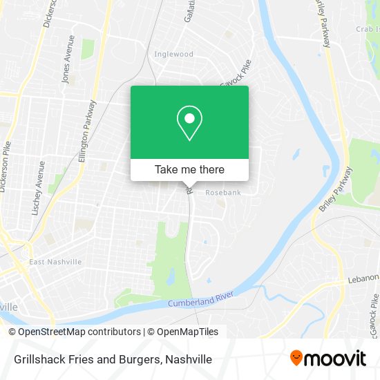 Mapa de Grillshack Fries and Burgers