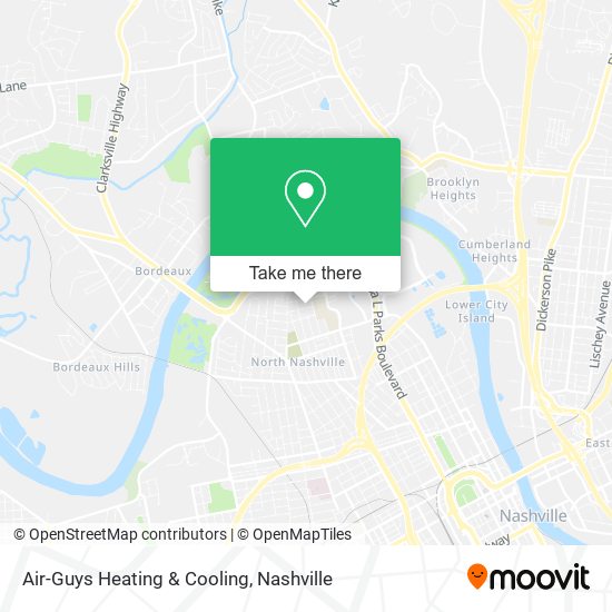 Air-Guys Heating & Cooling map