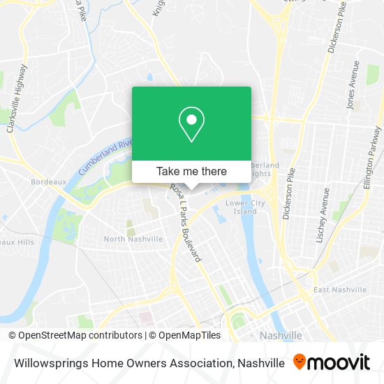 Willowsprings Home Owners Association map