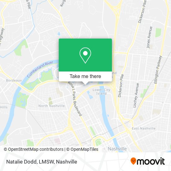 Mapa de Natalie Dodd, LMSW