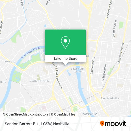 Sandon Barrett Bull, LCSW map