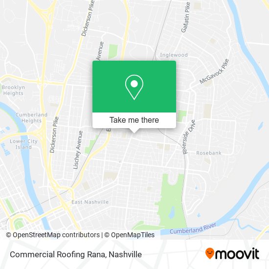 Mapa de Commercial Roofing Rana