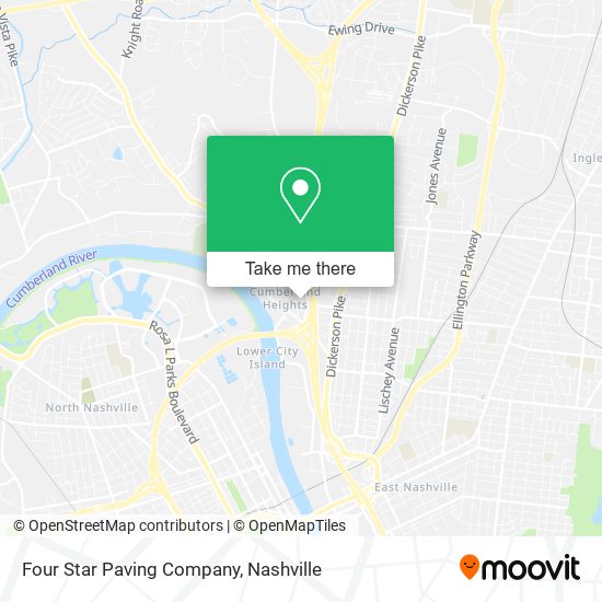 Four Star Paving Company map
