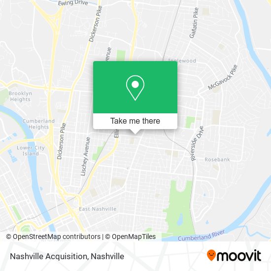 Nashville Acquisition map