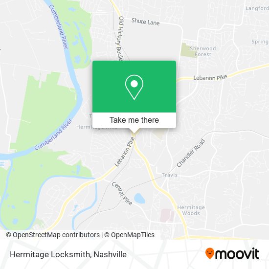 Mapa de Hermitage Locksmith