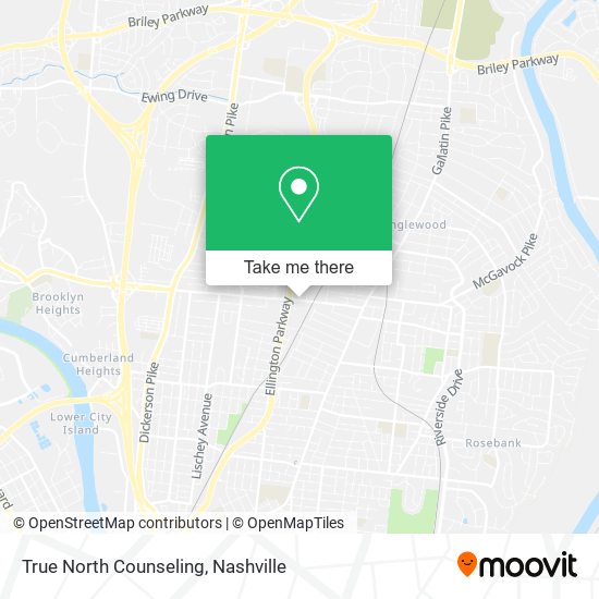 True North Counseling map