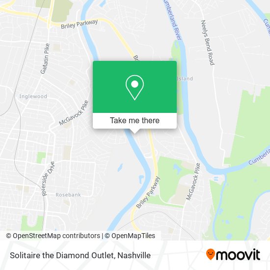 Solitaire the Diamond Outlet map