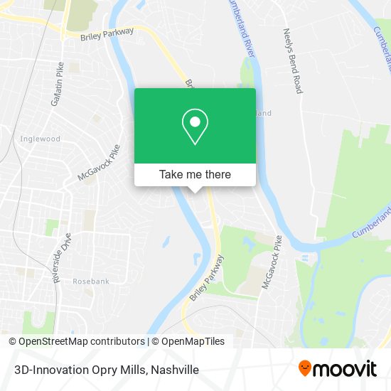3D-Innovation Opry Mills map