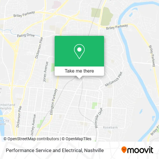 Performance Service and Electrical map