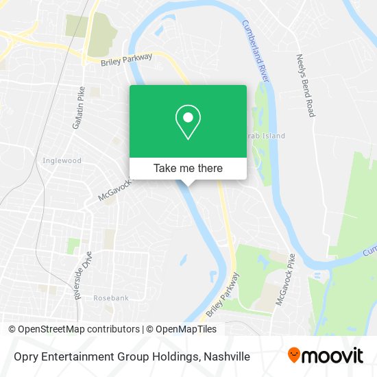 Mapa de Opry Entertainment Group Holdings