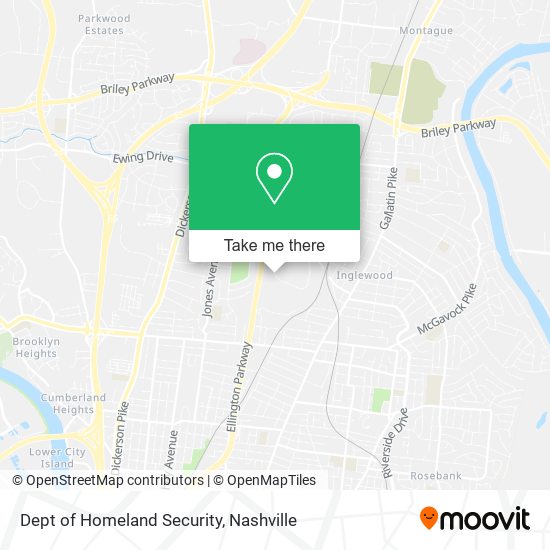 Dept of Homeland Security map