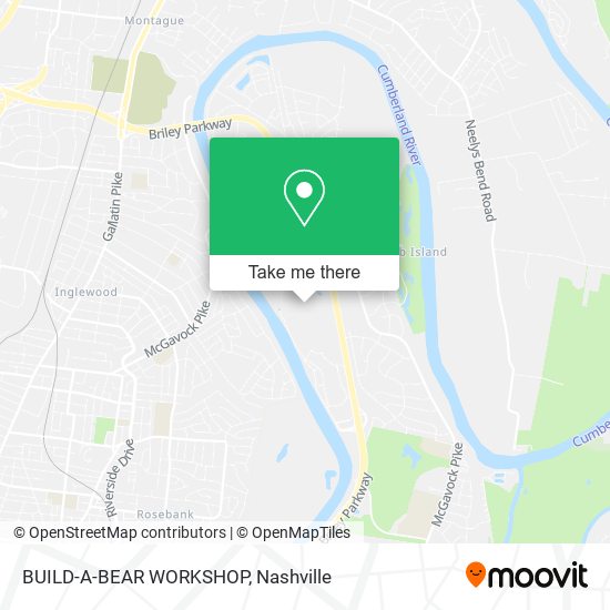 BUILD-A-BEAR WORKSHOP map