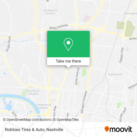 Robbies Tires & Auto map