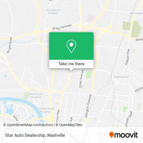 Star Auto Dealership map