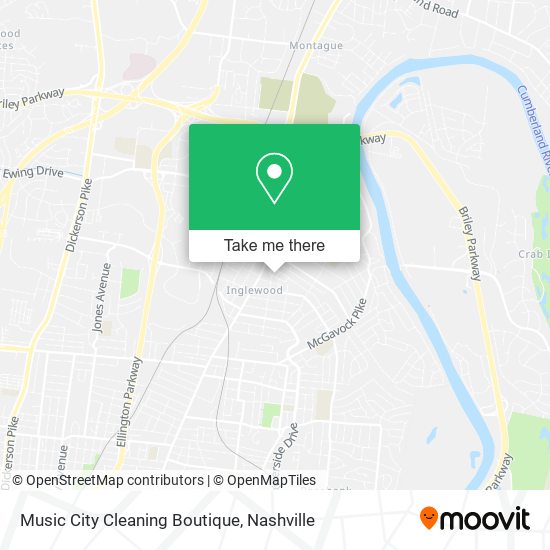 Mapa de Music City Cleaning Boutique