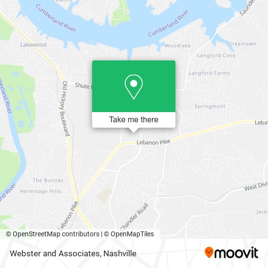 Webster and Associates map