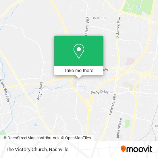 The Victory Church map