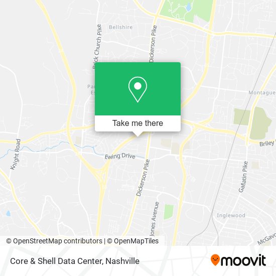 Core & Shell Data Center map
