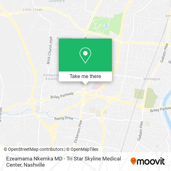 Ezeamama Nkemka MD - Tri Star Skyline Medical Center map