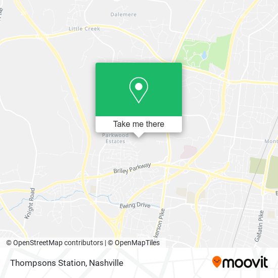 Thompsons Station map