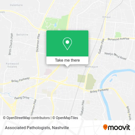 Associated Pathologists map