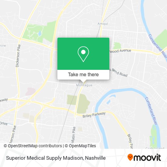 Superior Medical Supply Madison map