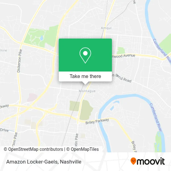 Amazon Locker-Gaels map