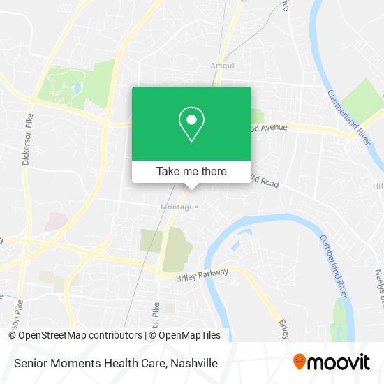 Senior Moments Health Care map