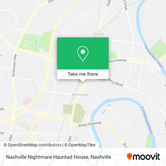 Nashville Nightmare Haunted House map